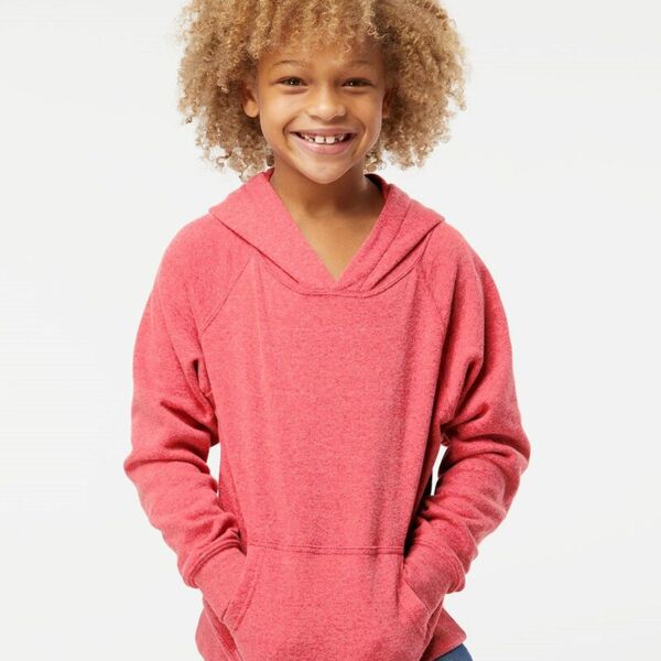 Youth Lightweight Special Blend Raglan Hooded Sweatshirt Thumbnail