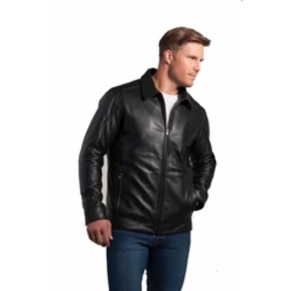 Men's Lamb Leather Insulated Jacket Thumbnail