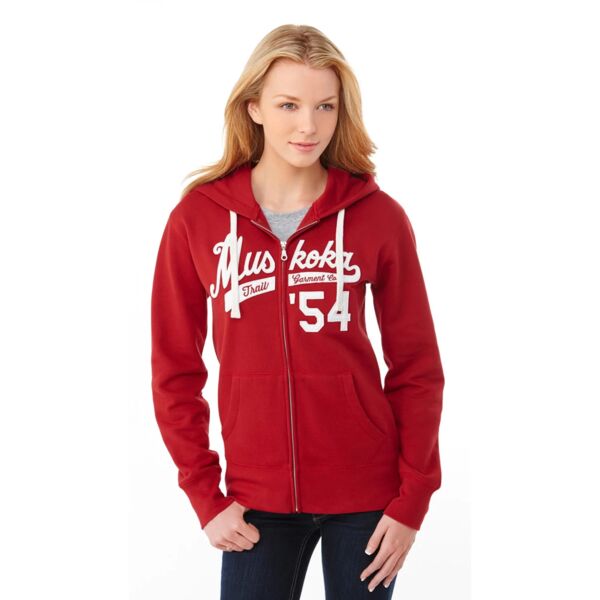 Ladies Full-Zip Hooded Sweatshirt Thumbnail