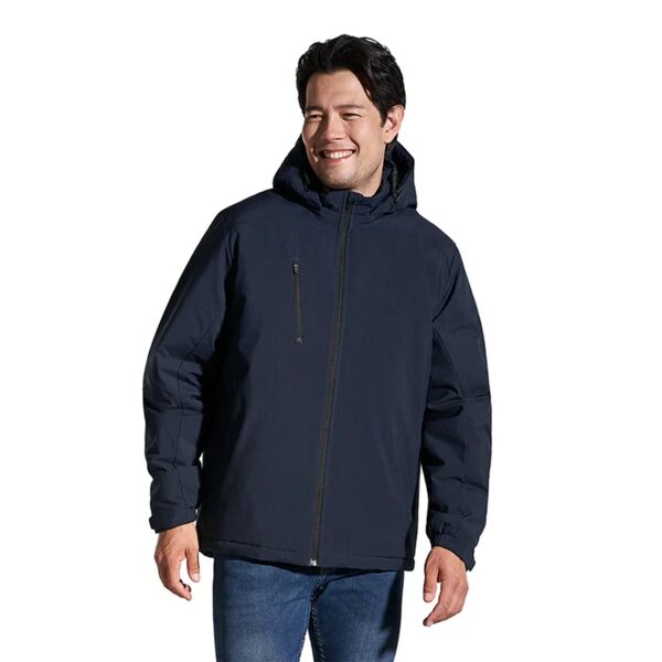 Men's Insulated Jacket with Detachable Hood Thumbnail