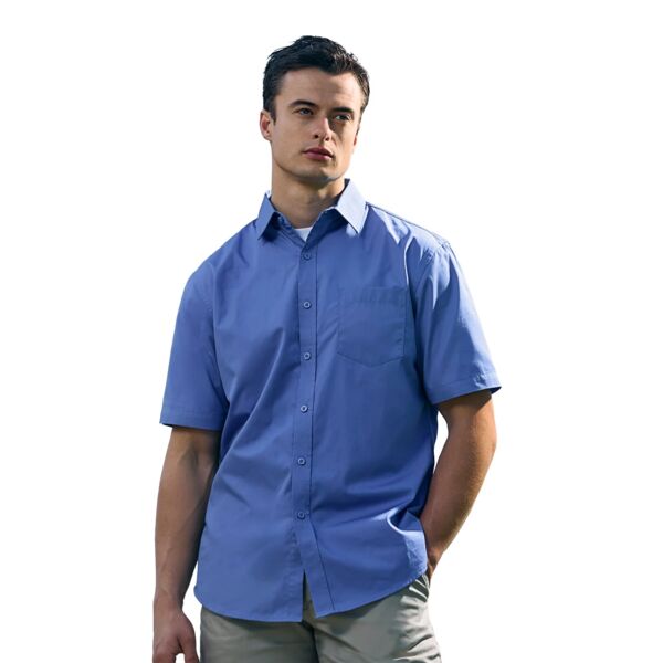 Poly Cotton Twill Short Sleeve Easy-Care Shirt Thumbnail