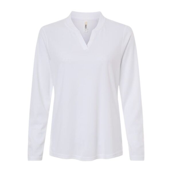 Women's Nova Performance Long Sleeve Pique Polo Thumbnail