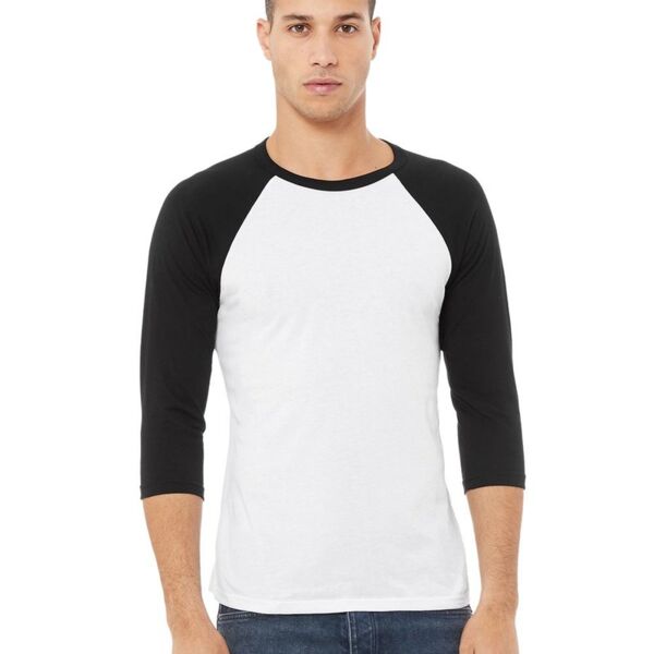 Unisex Three-Quarter Sleeve Baseball Tee Thumbnail