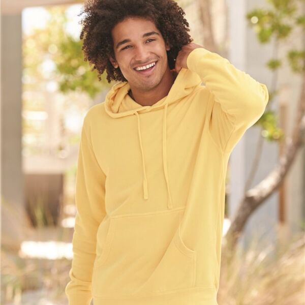 Midweight Pigment-Dyed Hooded Sweatshirt Thumbnail