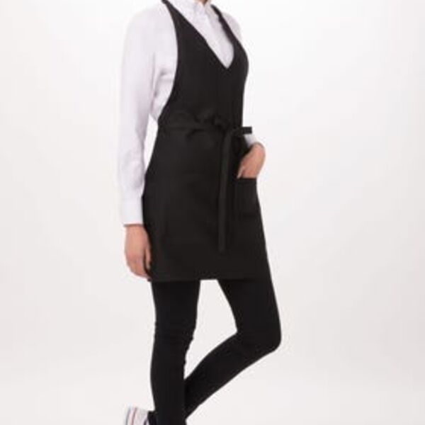 V-NECK TUXEDO APRON  Thumbnail