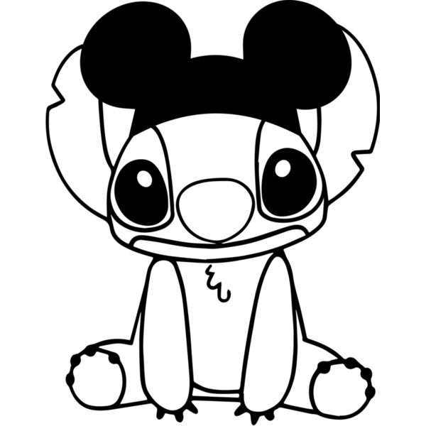 stitch with mouse hat Thumbnail